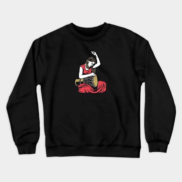 Percussionist Crewneck Sweatshirt by TambuStore